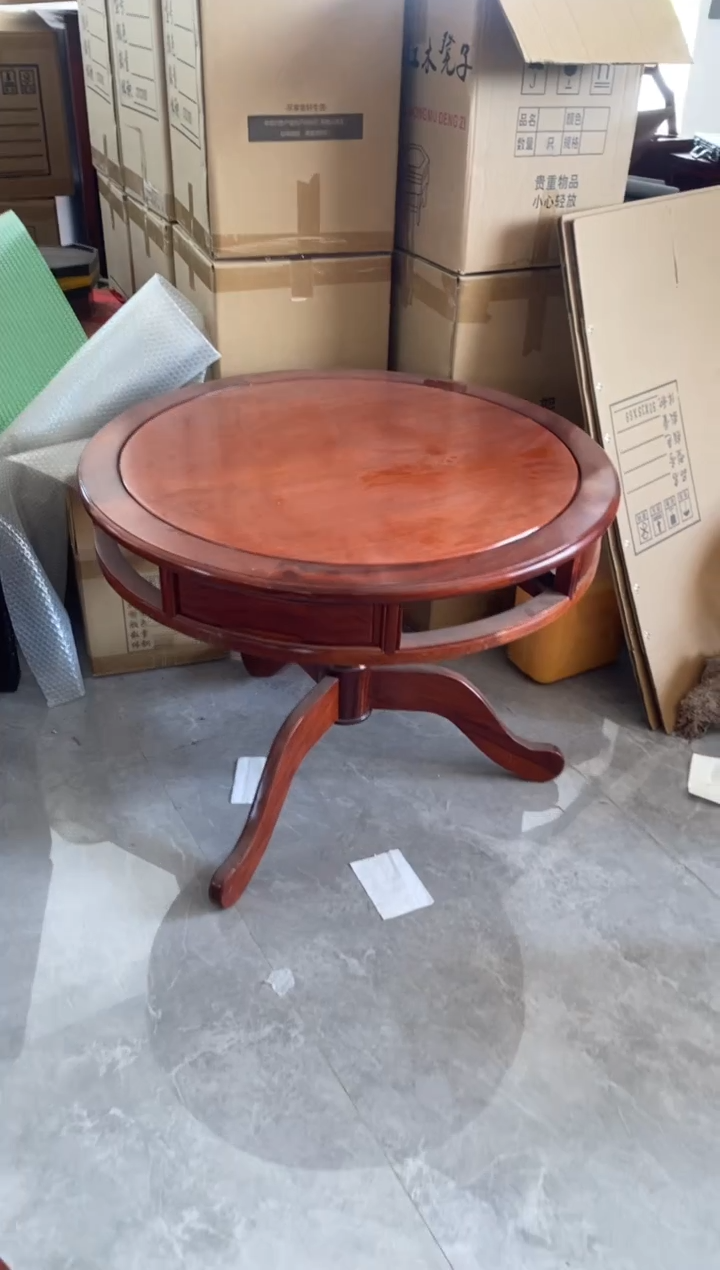 紫檀木类成套家具圆桌（轻微小瑕疵 不退不换）