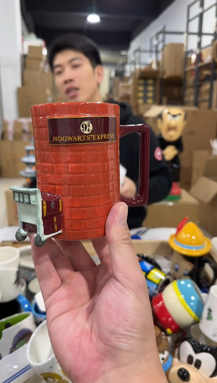 瓷片原盒站台水杯