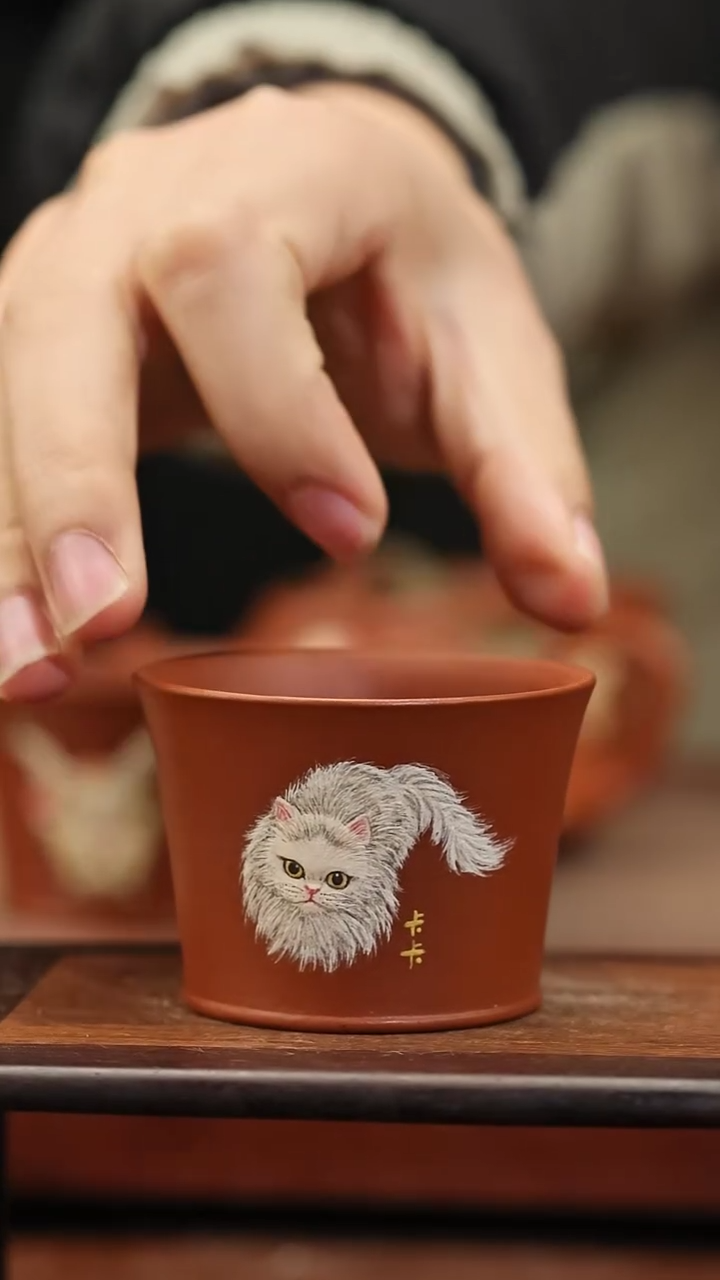 茶壶紫砂卡卡 70毫升 