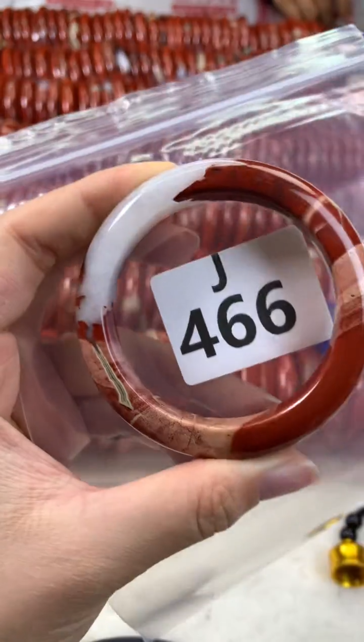 【闪购商品】碧石红碧石手镯J未镶嵌466-53