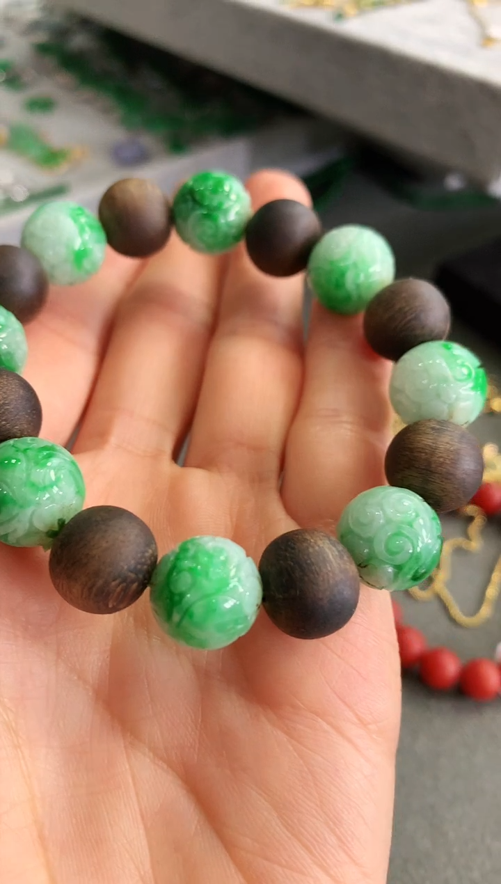 【闪购商品】翡翠手串未镶嵌手串