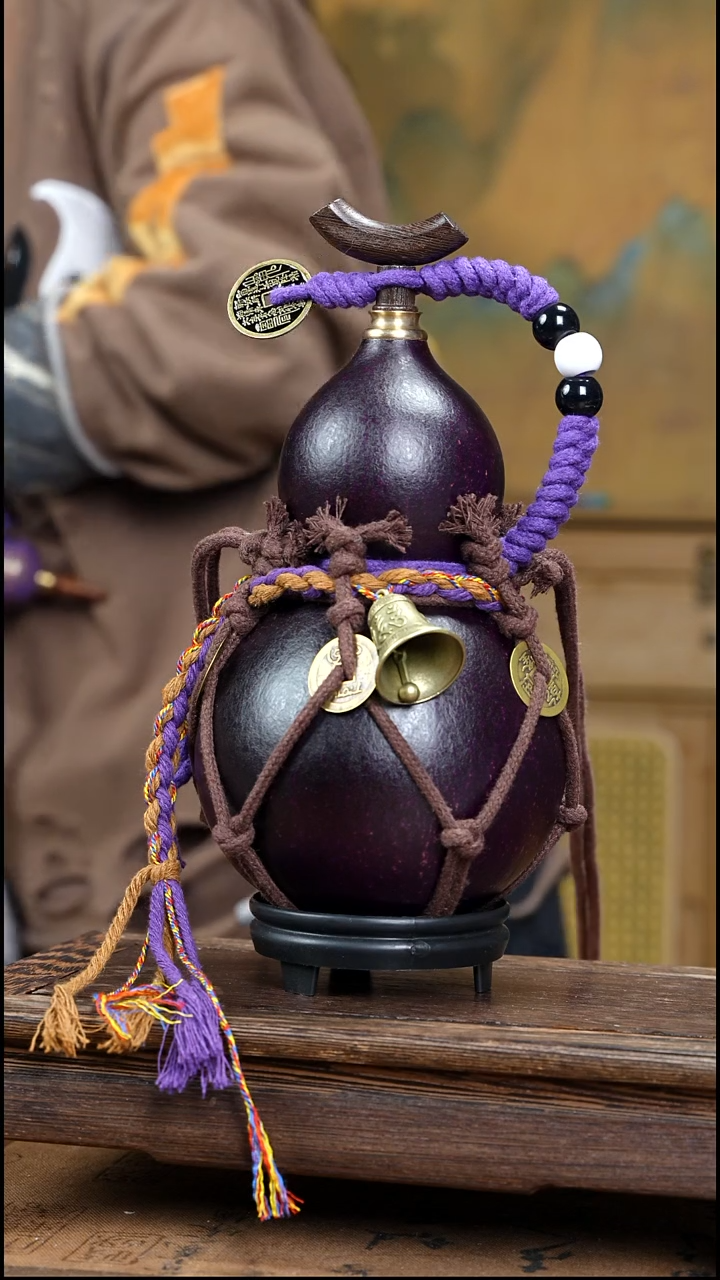 XH126网兜款大漆酒葫芦（现货现发）