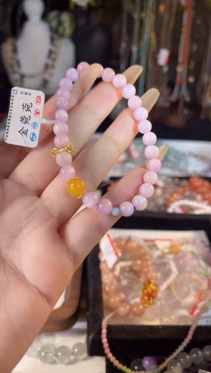 【闪购商品】锂辉石手串未镶嵌多样性发货其一