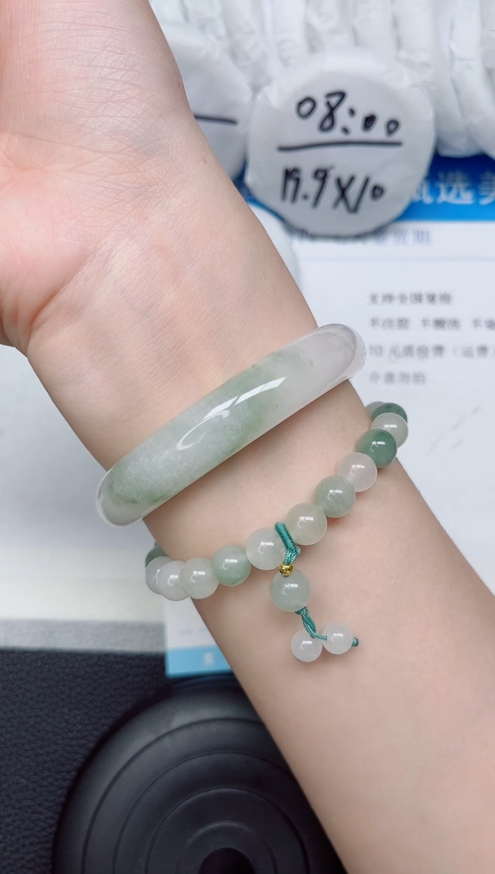 石英质玉手镯未镶嵌34-58.9