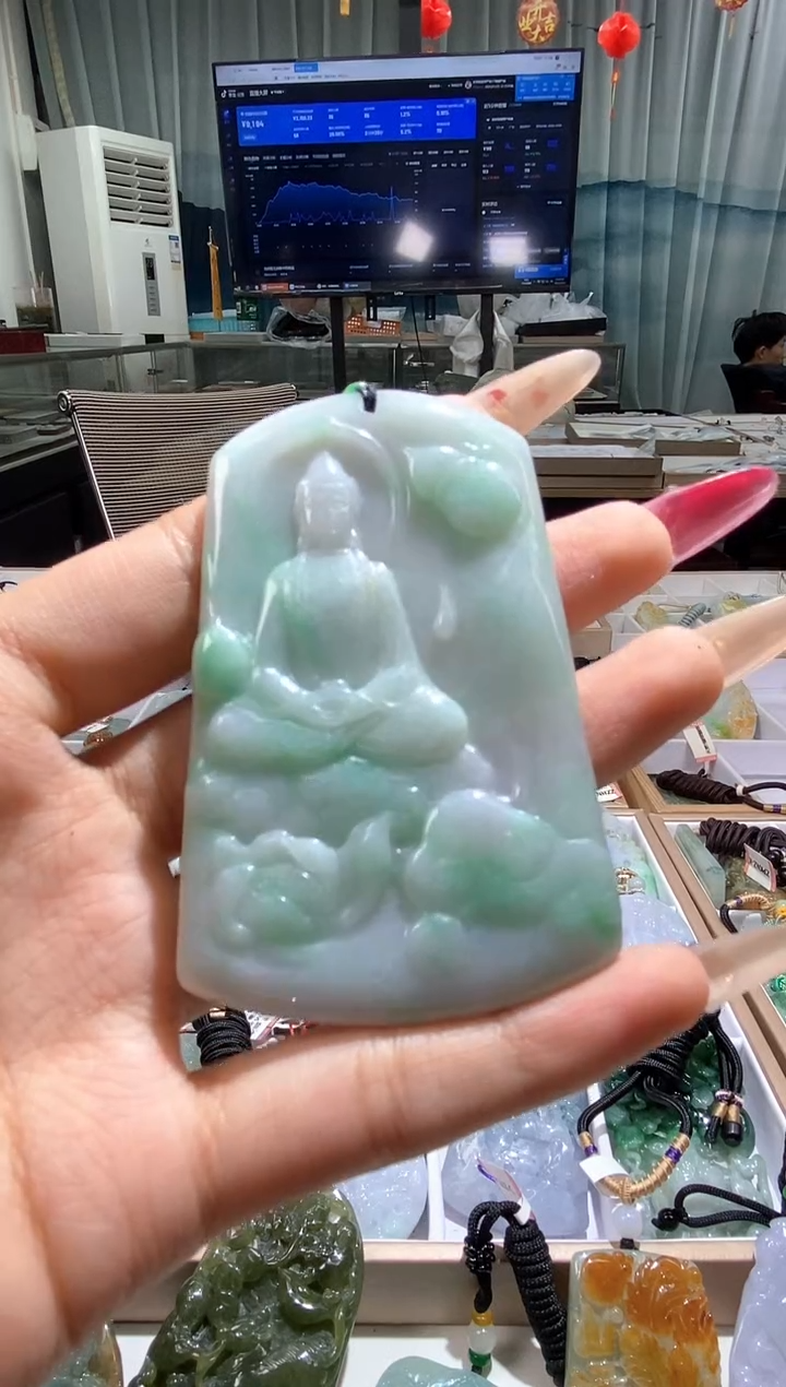 【闪购商品】翡翠颈饰未镶嵌天然缅甸翡翠A货未镶嵌