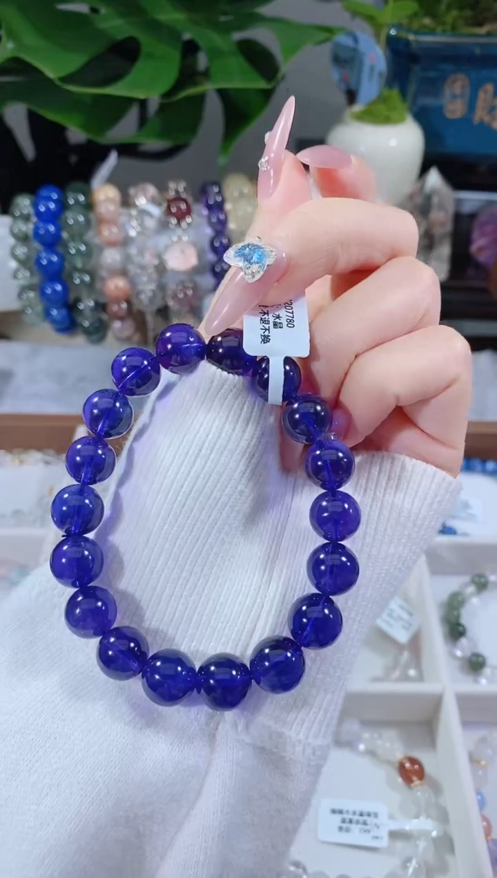 未镶嵌手链水晶天然乌拉圭紫水晶单圈手串
