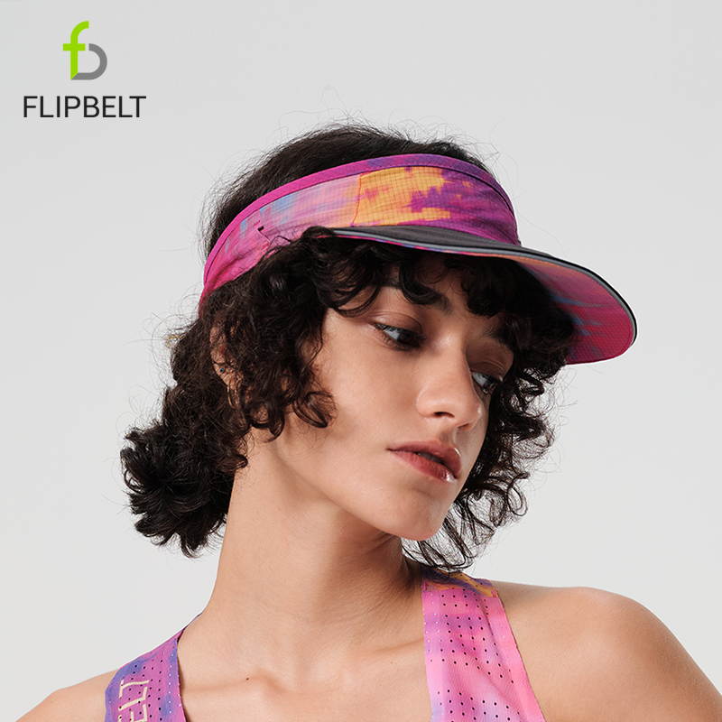 「竞速空顶帽」飞比特男女百搭款运动帽轻盈透气吸汗速干遮阳