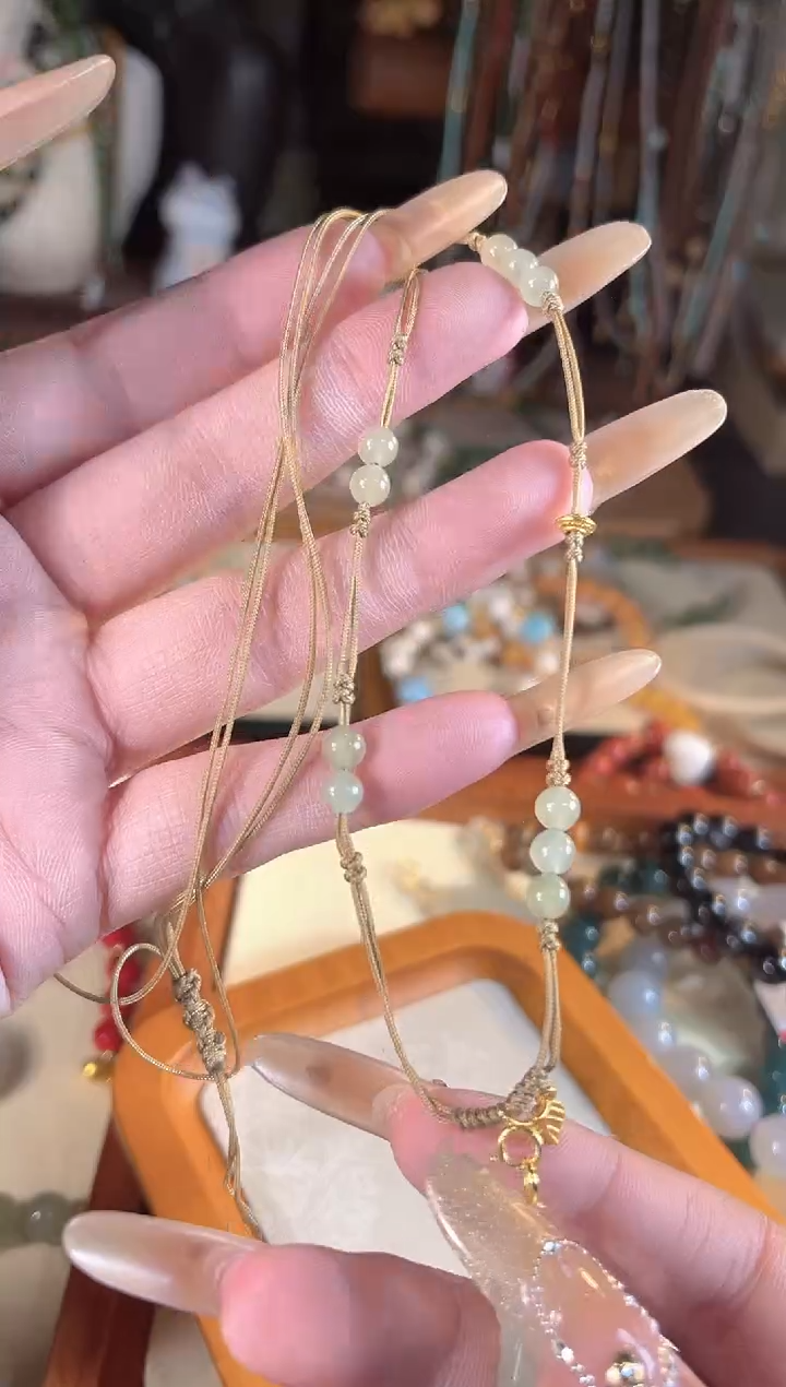 【闪购商品】和田玉项链银S925镶嵌多样性发货其一