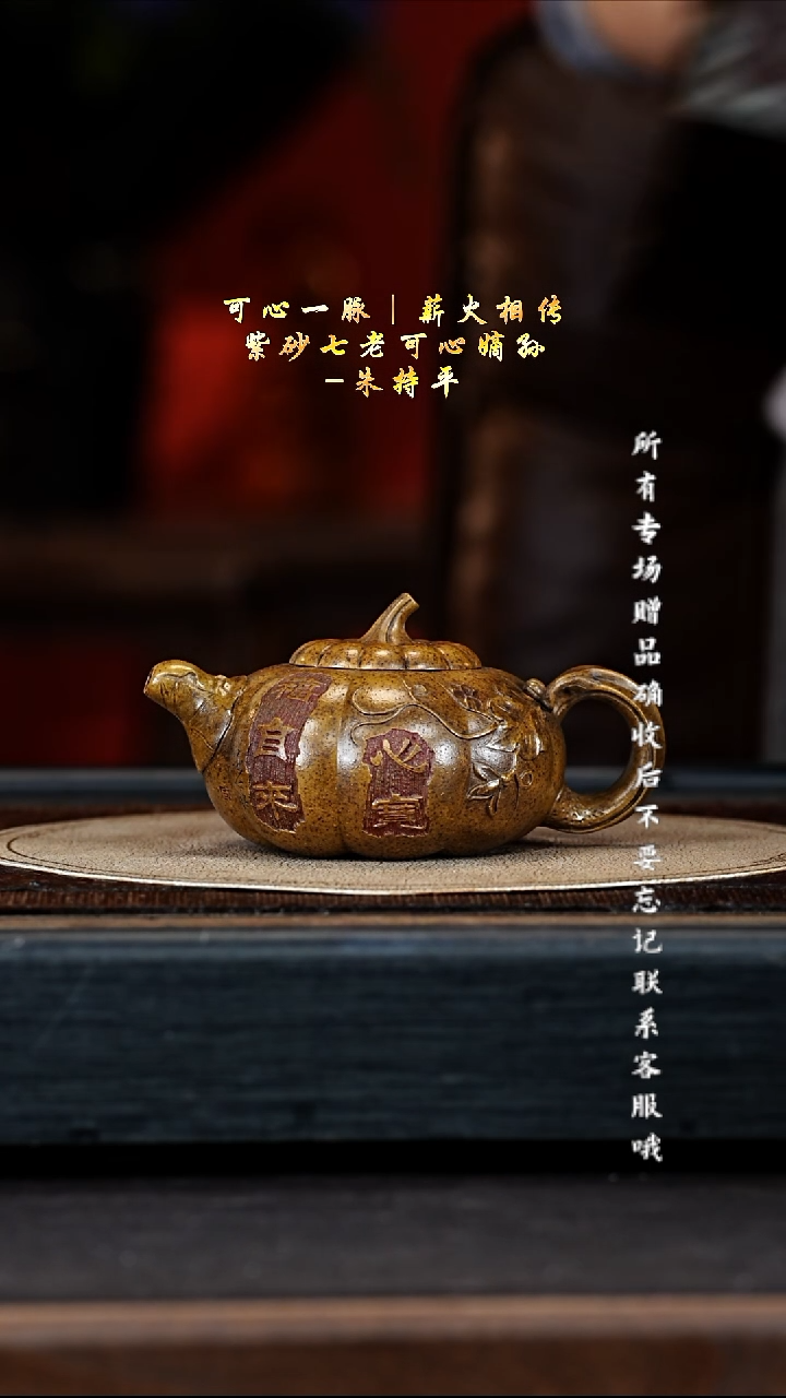 宜兴紫砂ZCP 段泥 南瓜 240cc