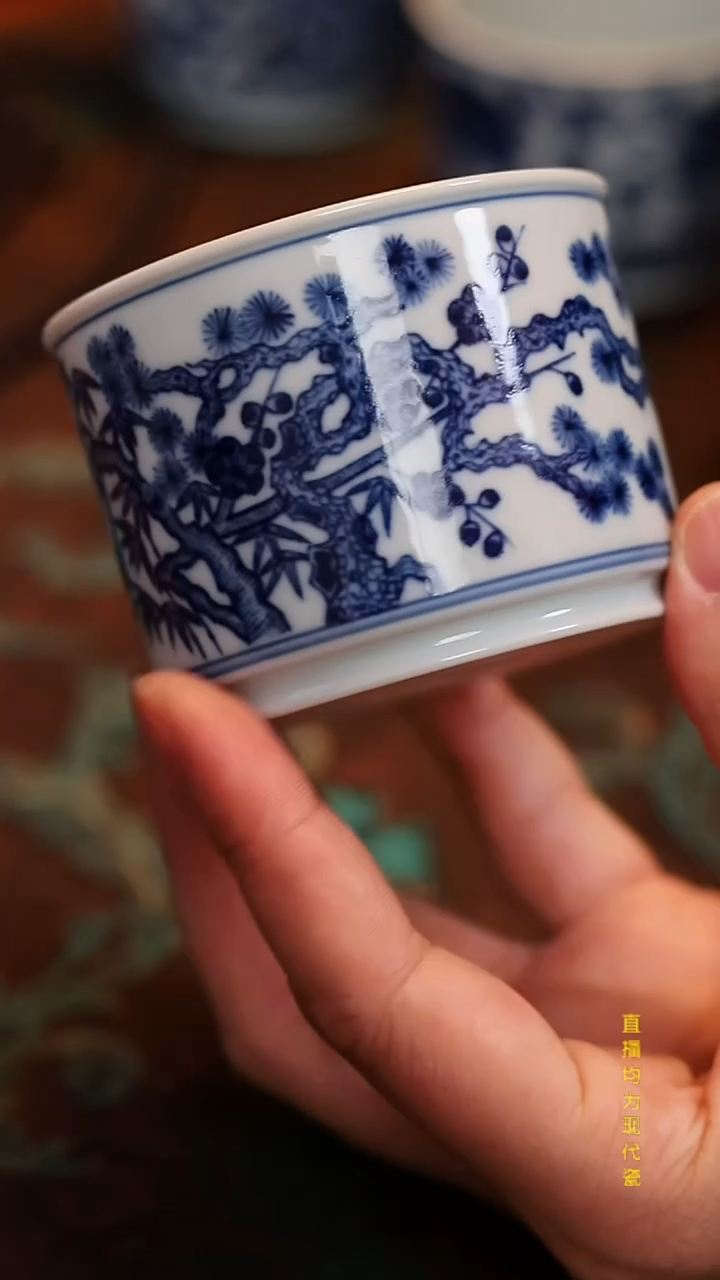 镹曰陶手工手绘柴窑茶具