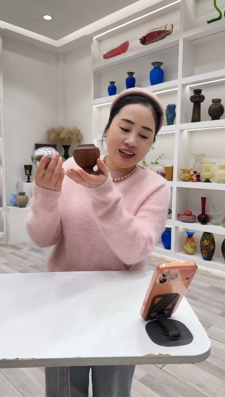 YS-胡桃木不锈钢牙签盒