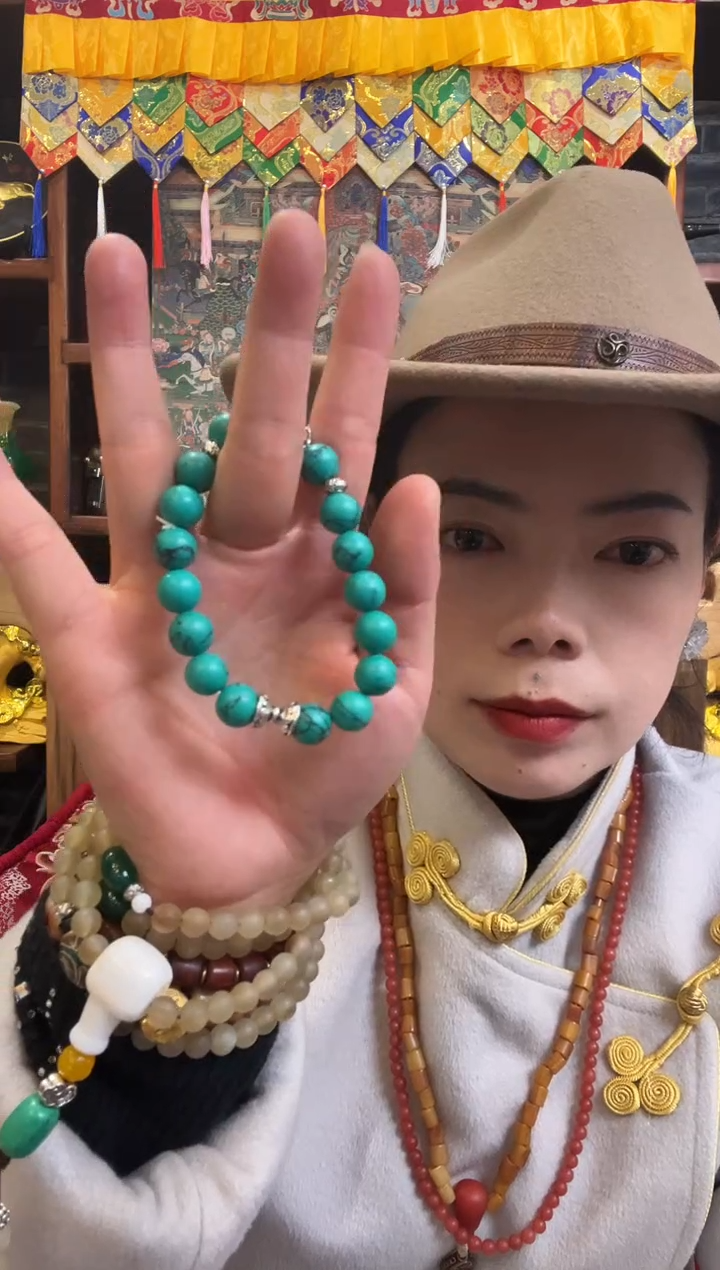 非金属无藏式文创首饰 手串松松