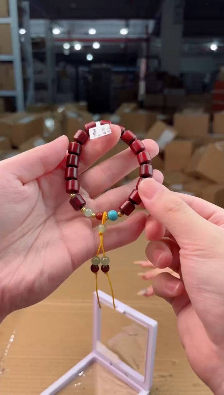 禧一文玩木作类材质手串无礼盒