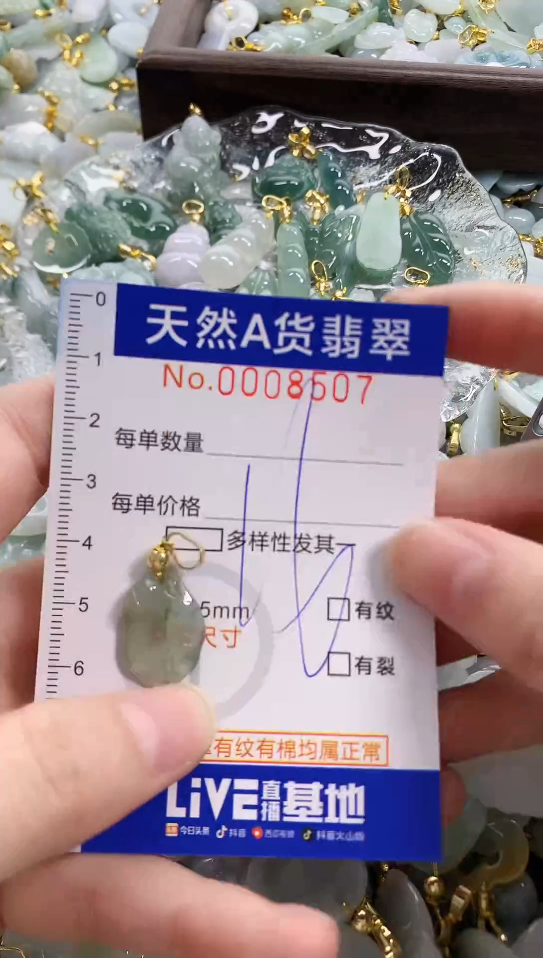 颈饰未镶嵌翡翠天然A货翡翠