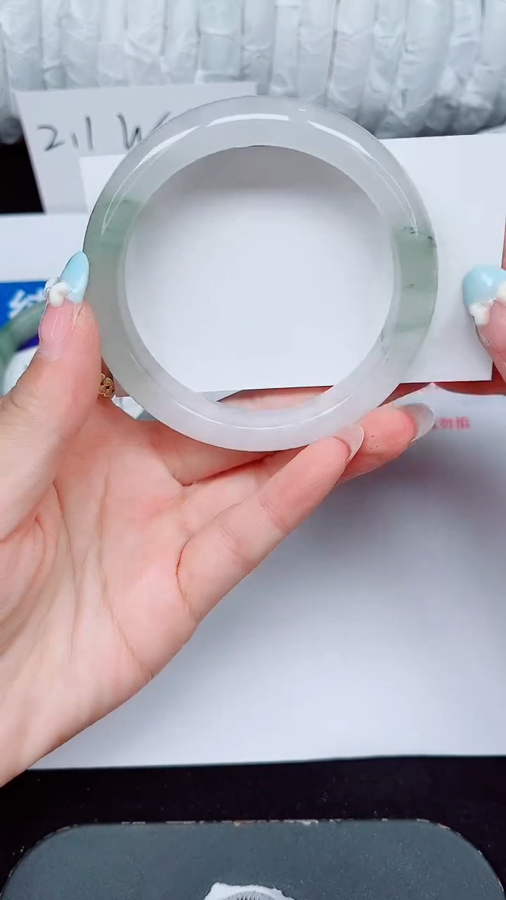 未镶嵌手镯石英质玉475-58/59