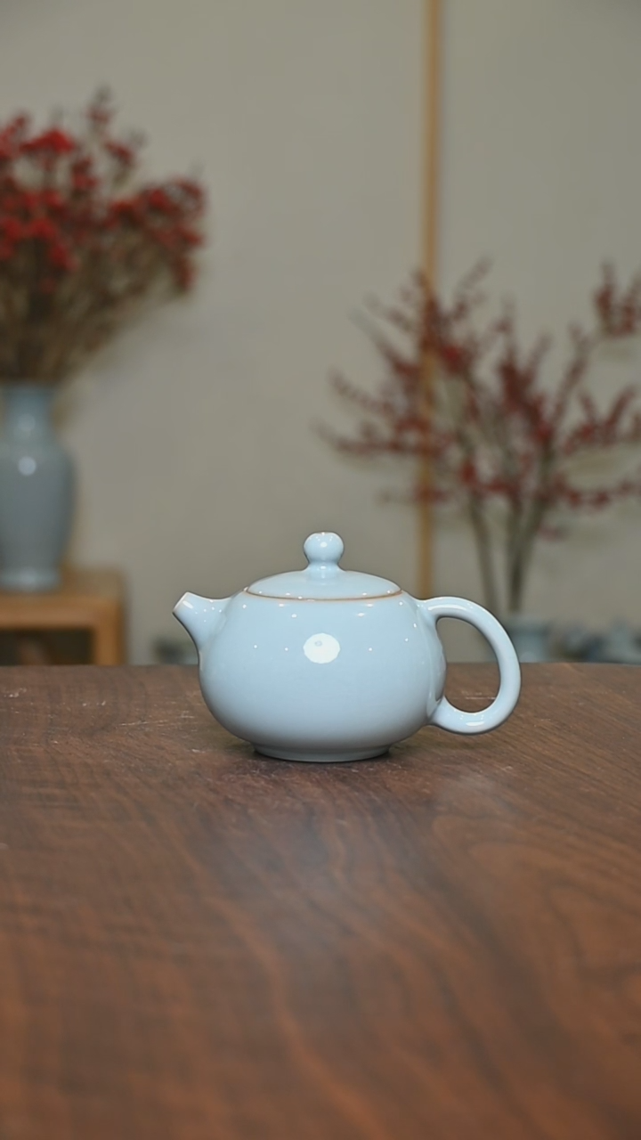 【闪购商品】其他手拉西施壶150毫升 天青釉 朱晓辉款