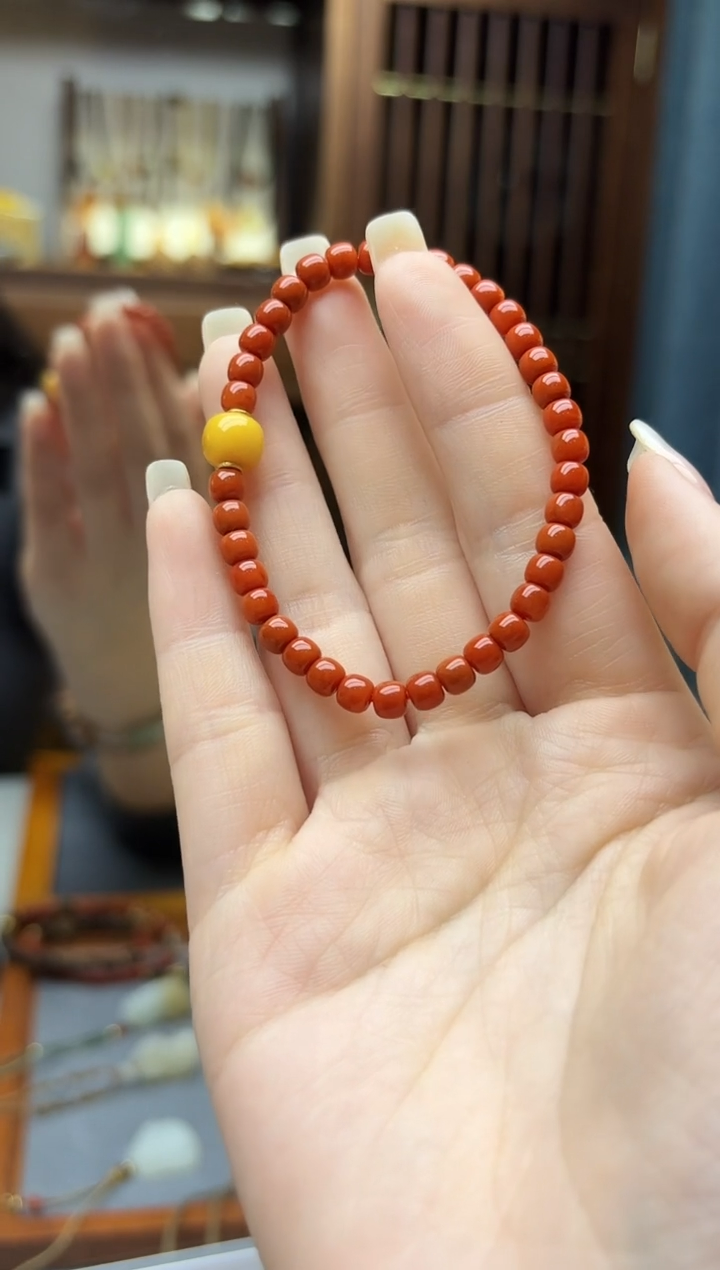 未镶嵌南红玛瑙挂件南红老型手串DN