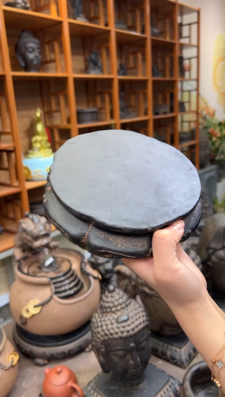 陶土【火山泥】金箍坛底座