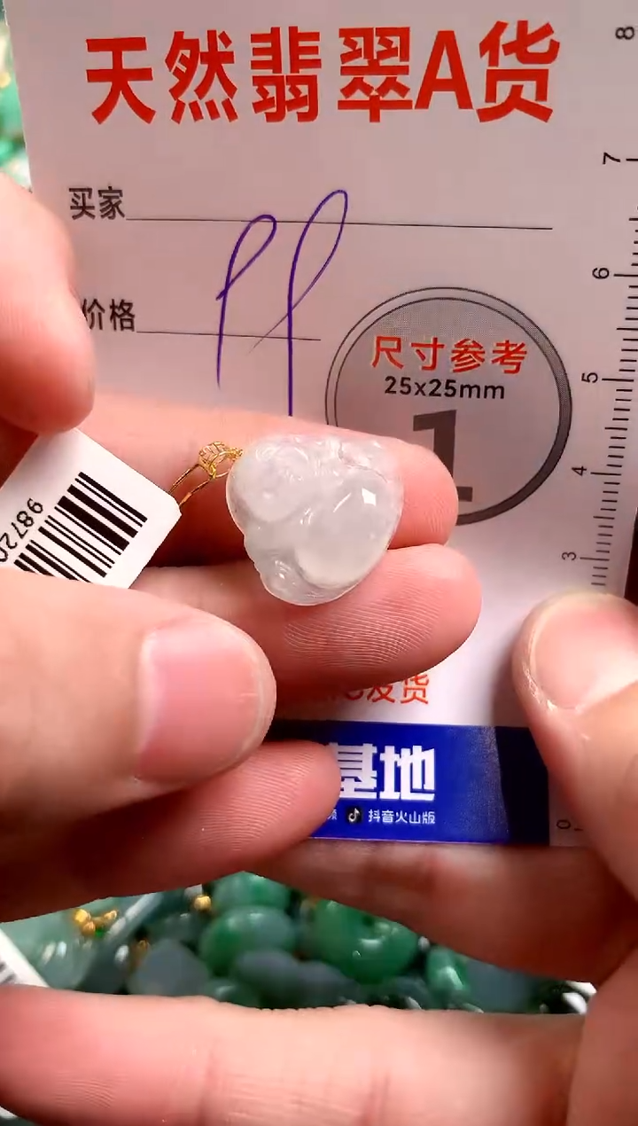 翡翠18K金镶嵌颈饰13006064