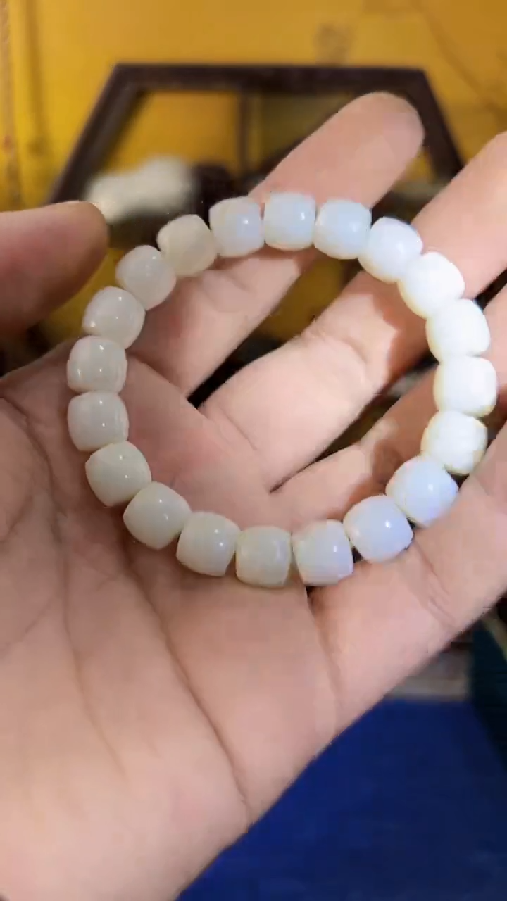 【闪购商品】和田玉颈饰未镶嵌米达单圈(飞铃文玩)