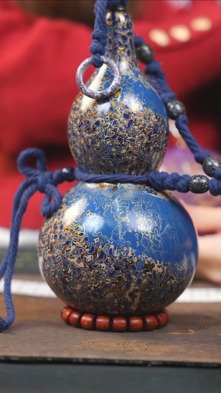 【闪购商品】WA233漆艺酒葫芦不包手串及旋转底座