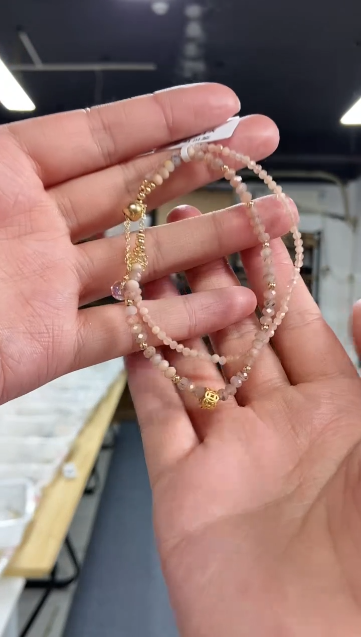 【闪购商品】水晶手串未镶嵌多样性发其一颜色微差