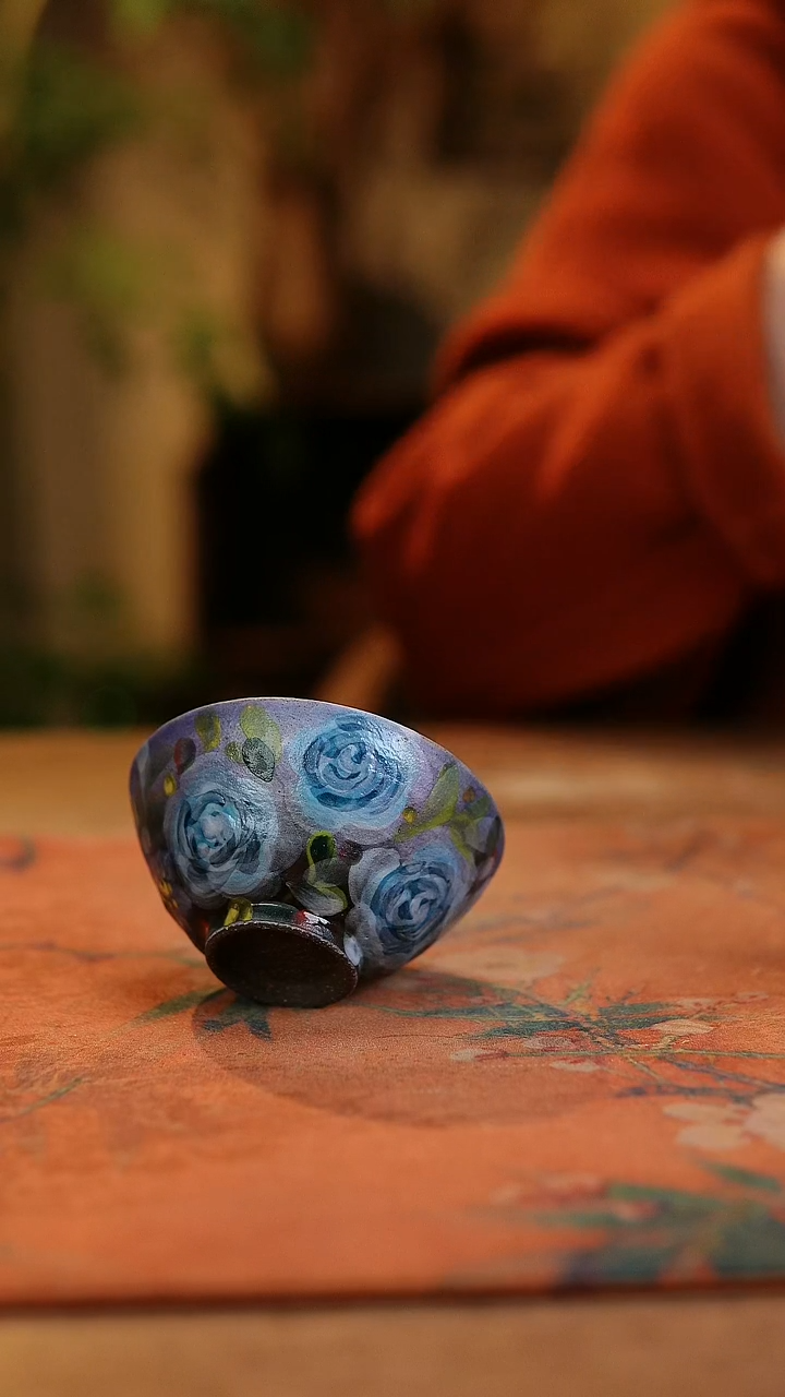 【闪购商品】瓷片1037景德镇手工手绘釉下彩高温瓷