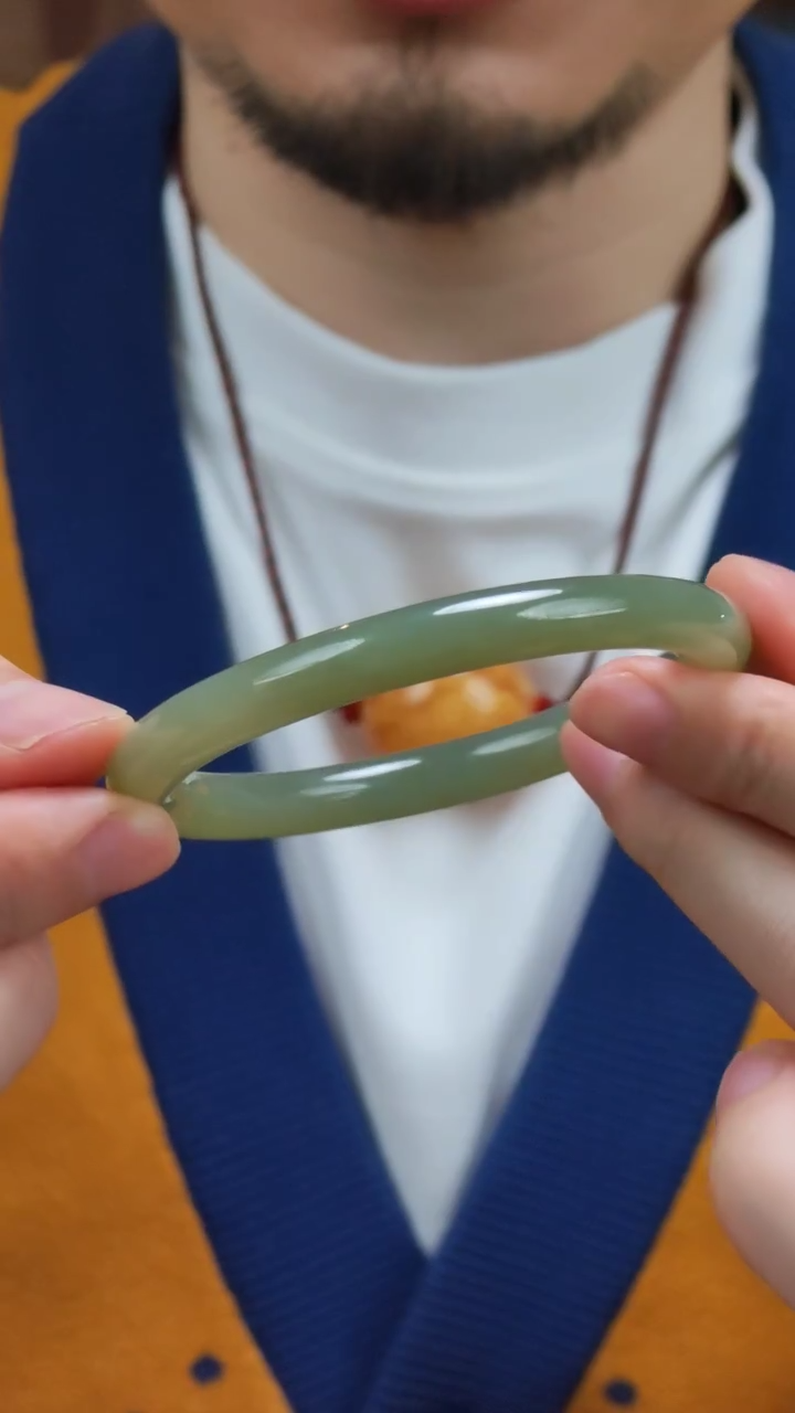 【闪购商品】和田玉手镯未镶嵌03和田玉手镯59#QC