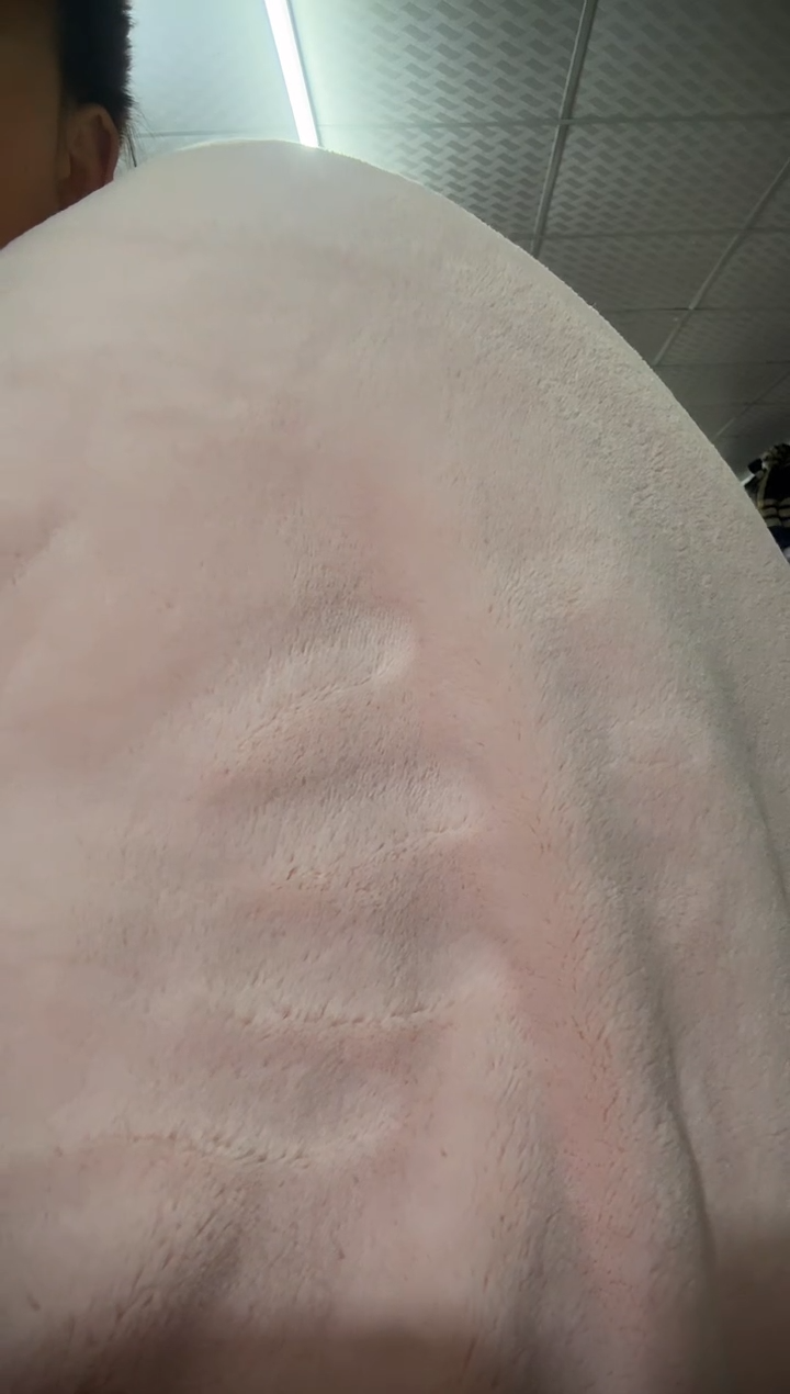 法兰绒粉色加绒毛毯2.3*2