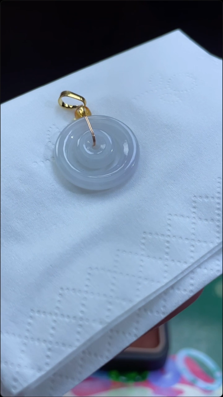 翡翠挂件未镶嵌母子扣随机发一个