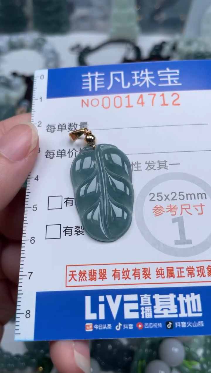 颈饰未镶嵌翡翠14712