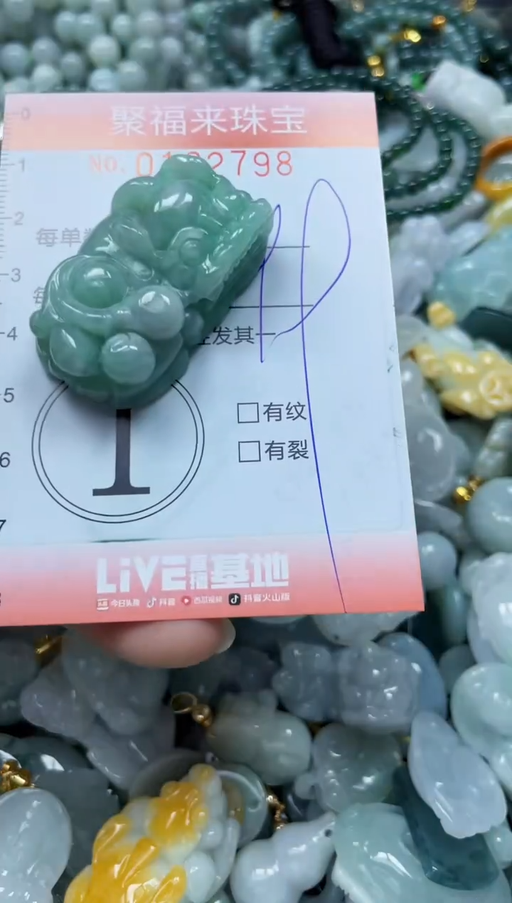 翡翠未镶嵌颈饰 闪购0162798