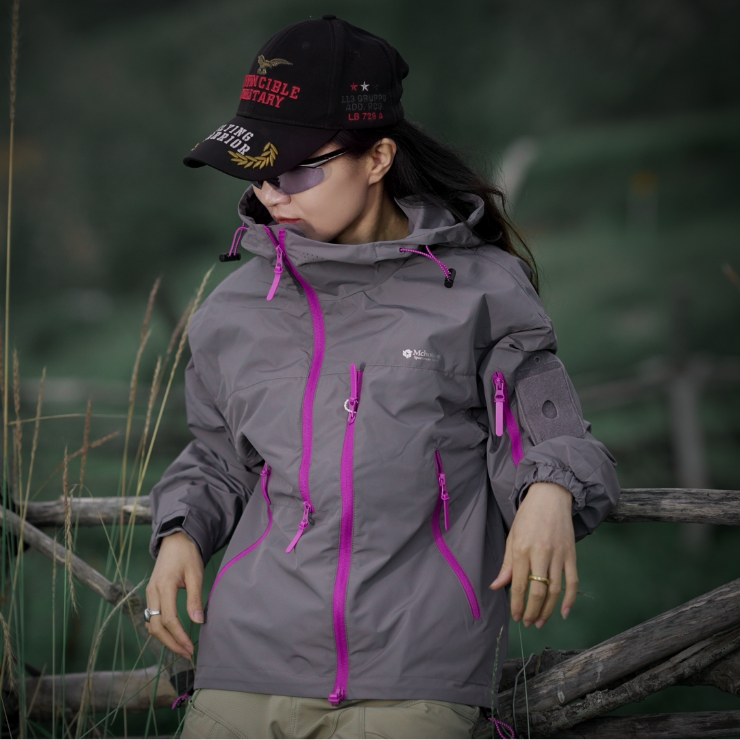 【木子户外】秋季情侣款百搭防风透气通勤休闲防寒上衣连帽保暖套头