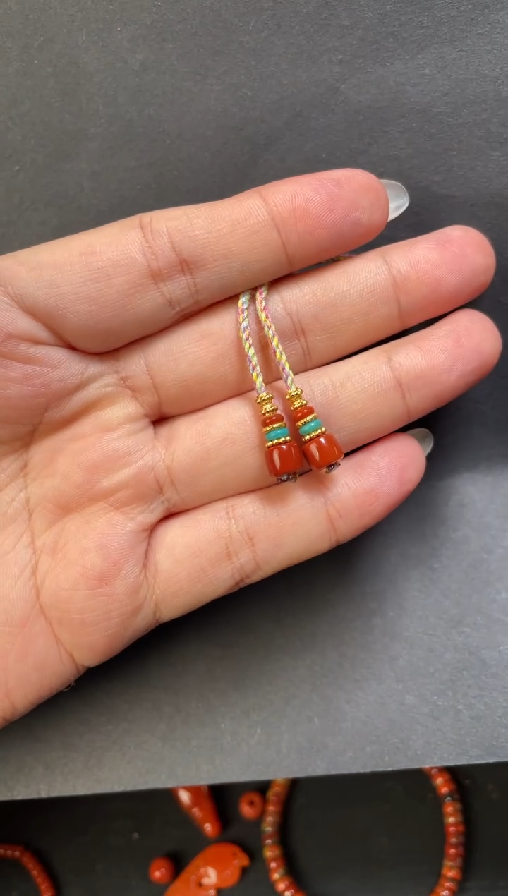 未镶嵌7南红玛瑙弟子珠