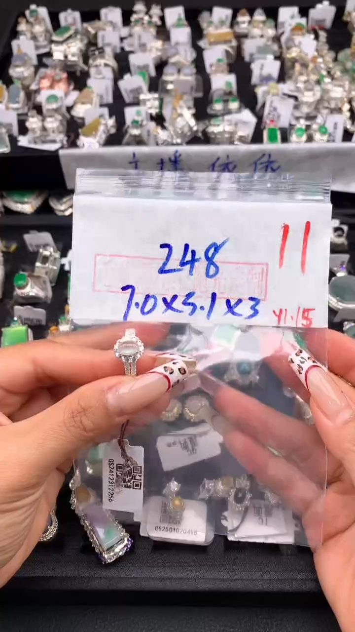 【闪购商品】定制翡翠未镶嵌毛货需精细抛光+多样性发货拍一发一