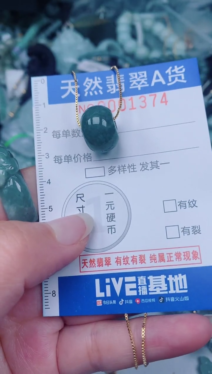 颈饰未镶嵌翡翠00001374