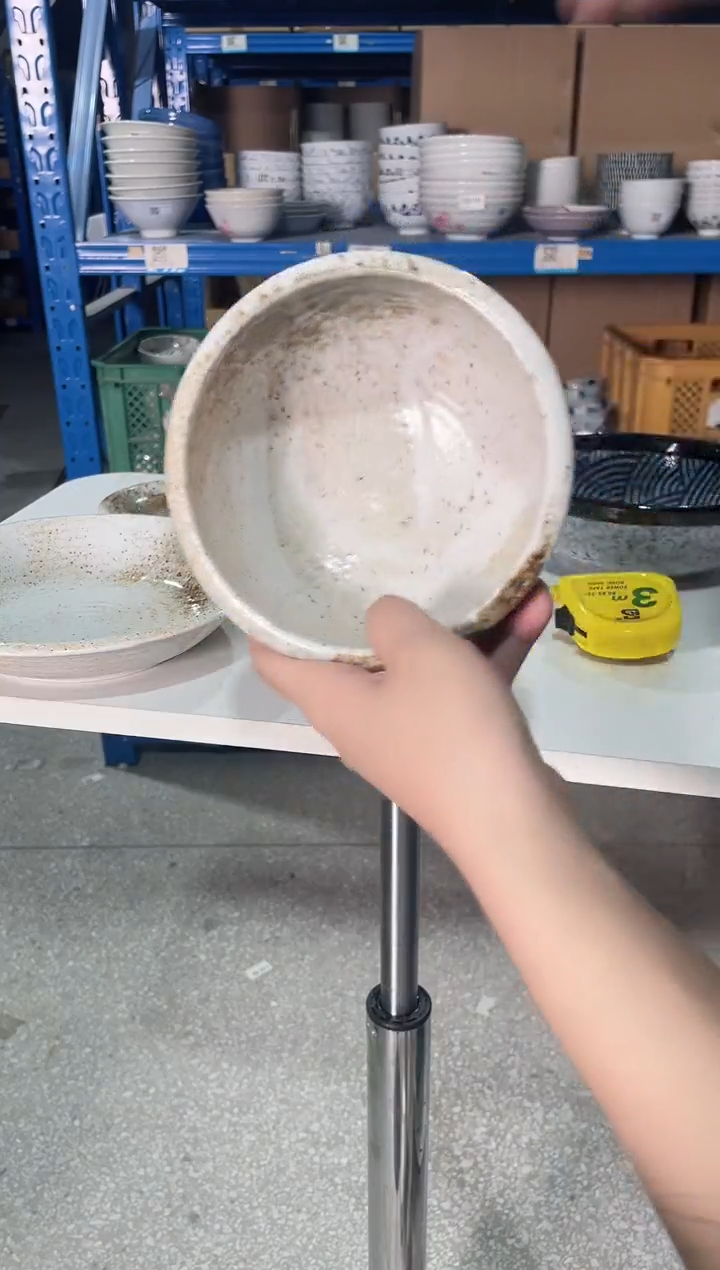 陶瓷雪志野5.4英寸深碗