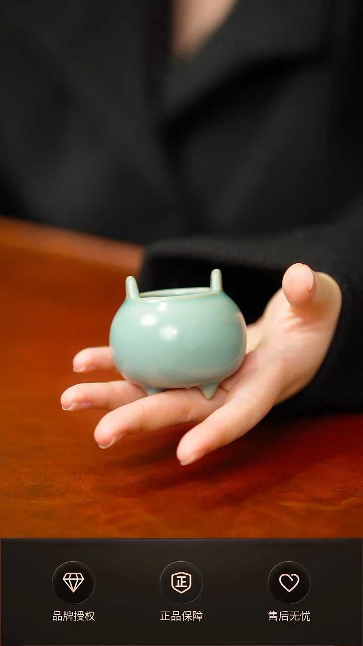 其他仿古小胖香炉不完美简装