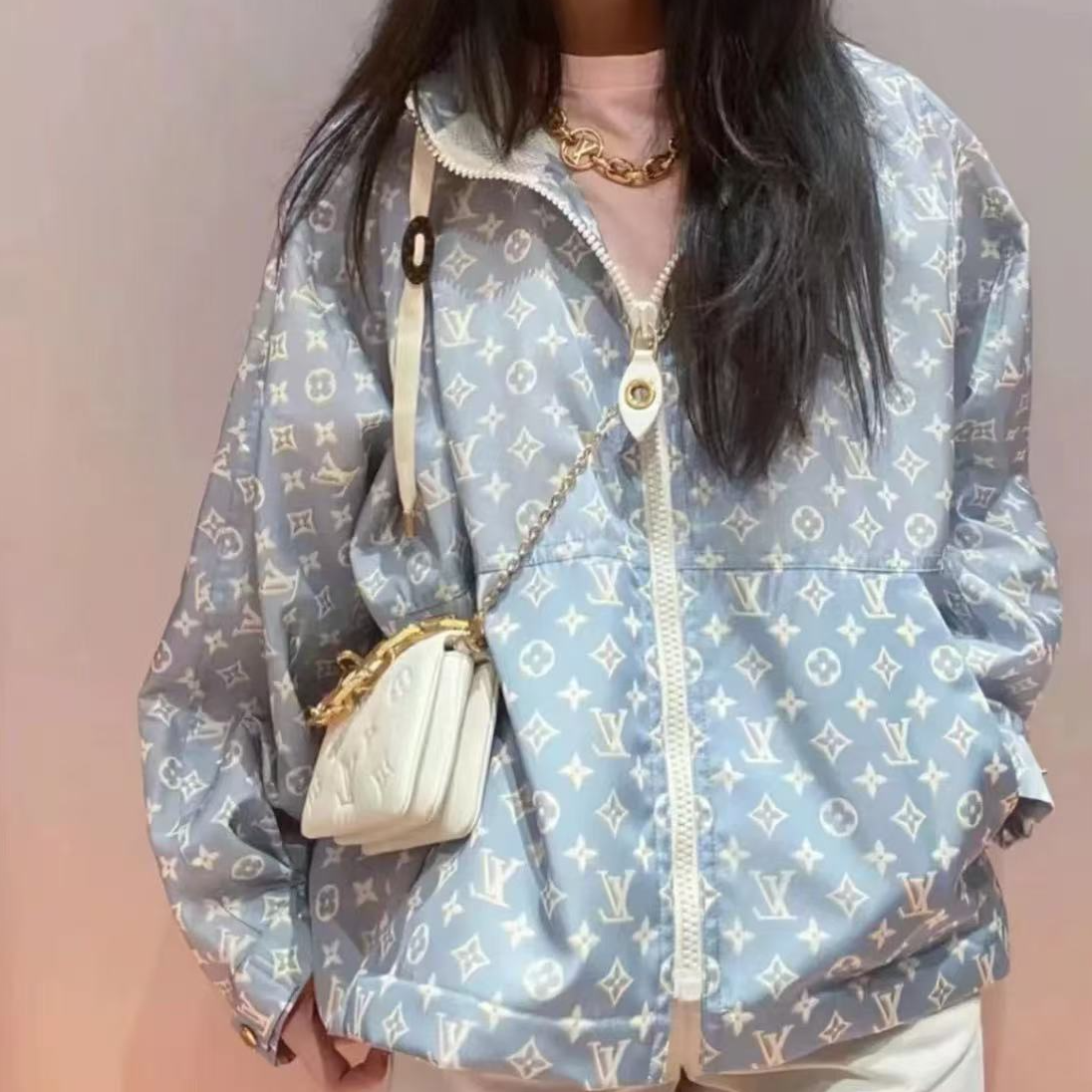 未使用 LouisVuitton/路易威登 连帽夹克外套