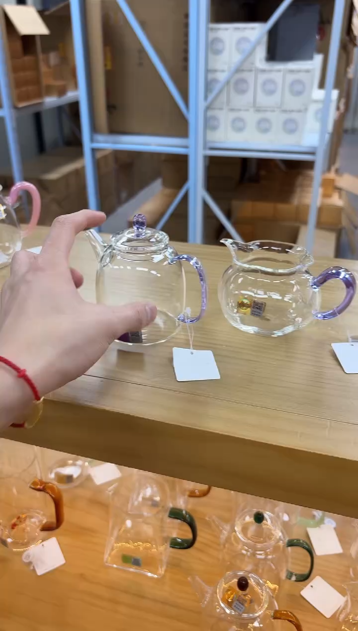 禾器宴辰壶浅紫色+禾器纳福茶海浅紫