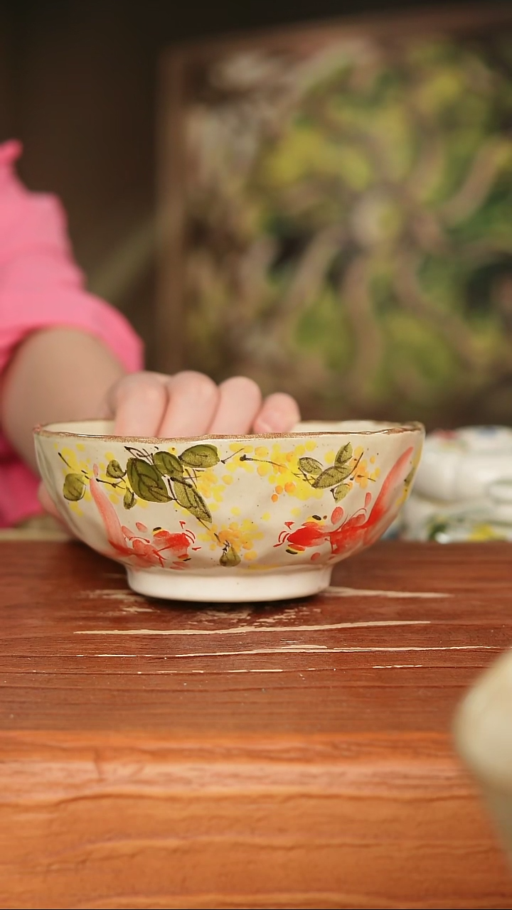 景德镇高温釉下彩20-543口径14