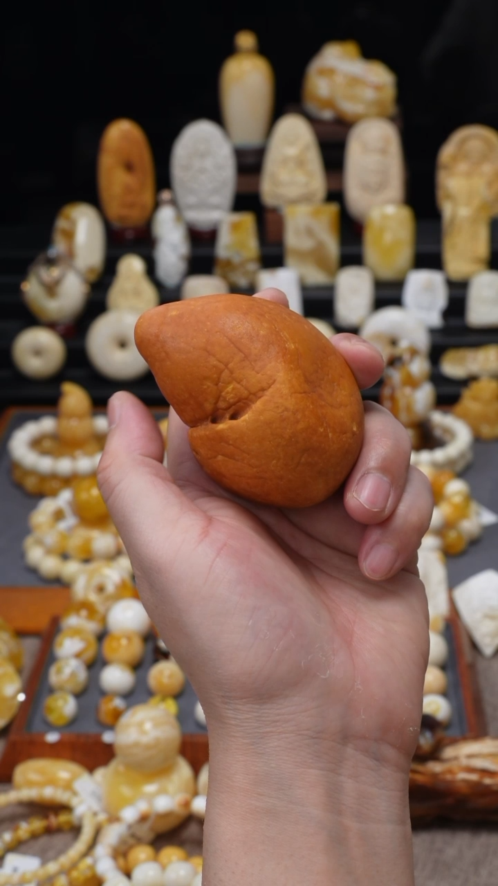【闪购商品】琥珀裸石未镶嵌胡玩珠宝天然原矿