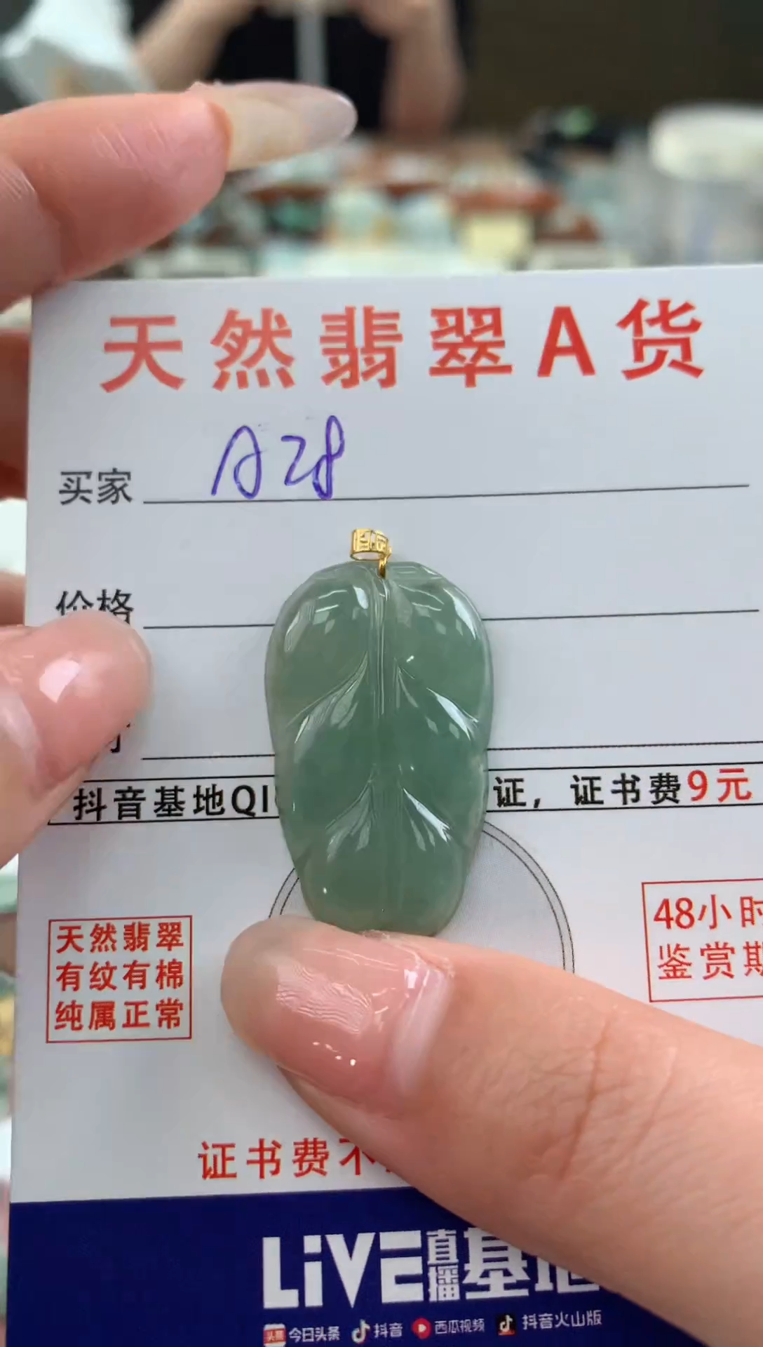 【闪购商品】翡翠颈饰18K金镶嵌多样性发其一