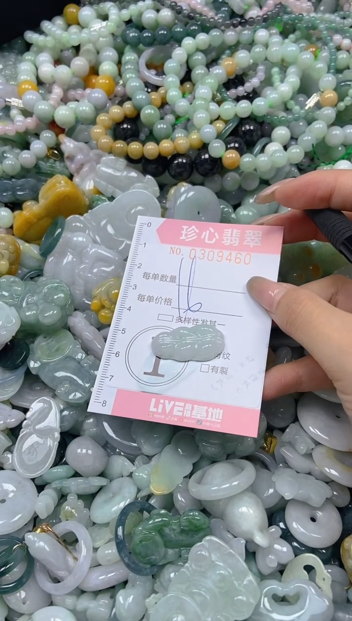 翡翠未镶嵌颈饰闪购0309460