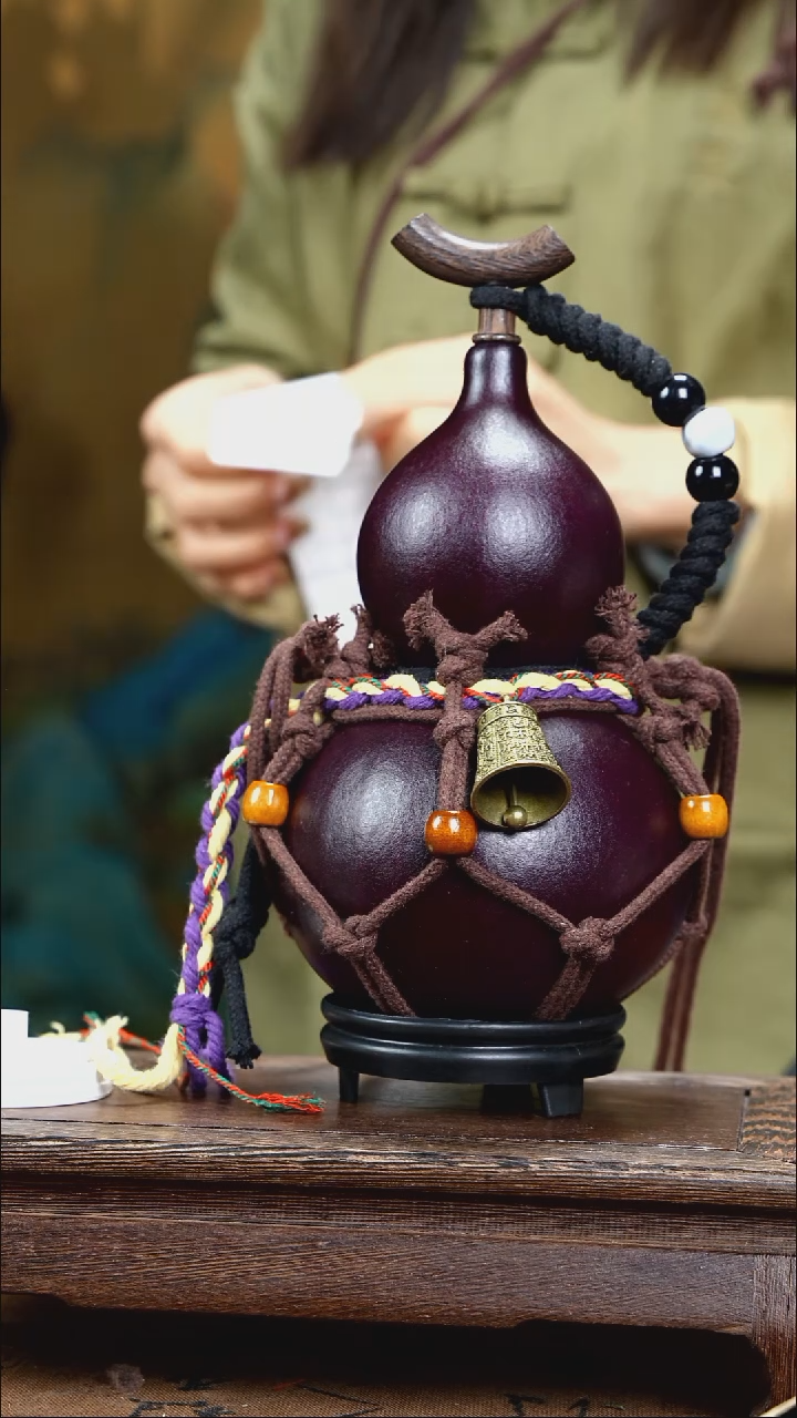 云*YN071复古网兜款天然酒葫芦（一物一拍）