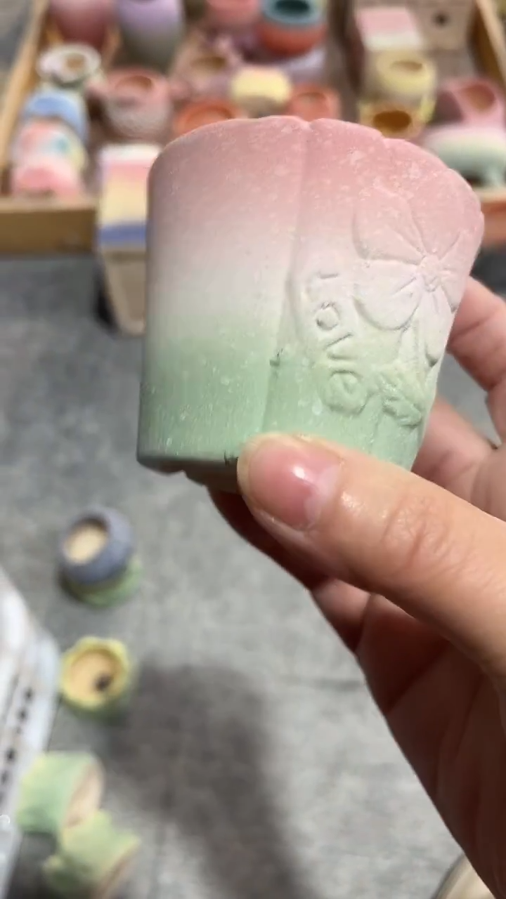 麦饭石粗陶多肉花盆