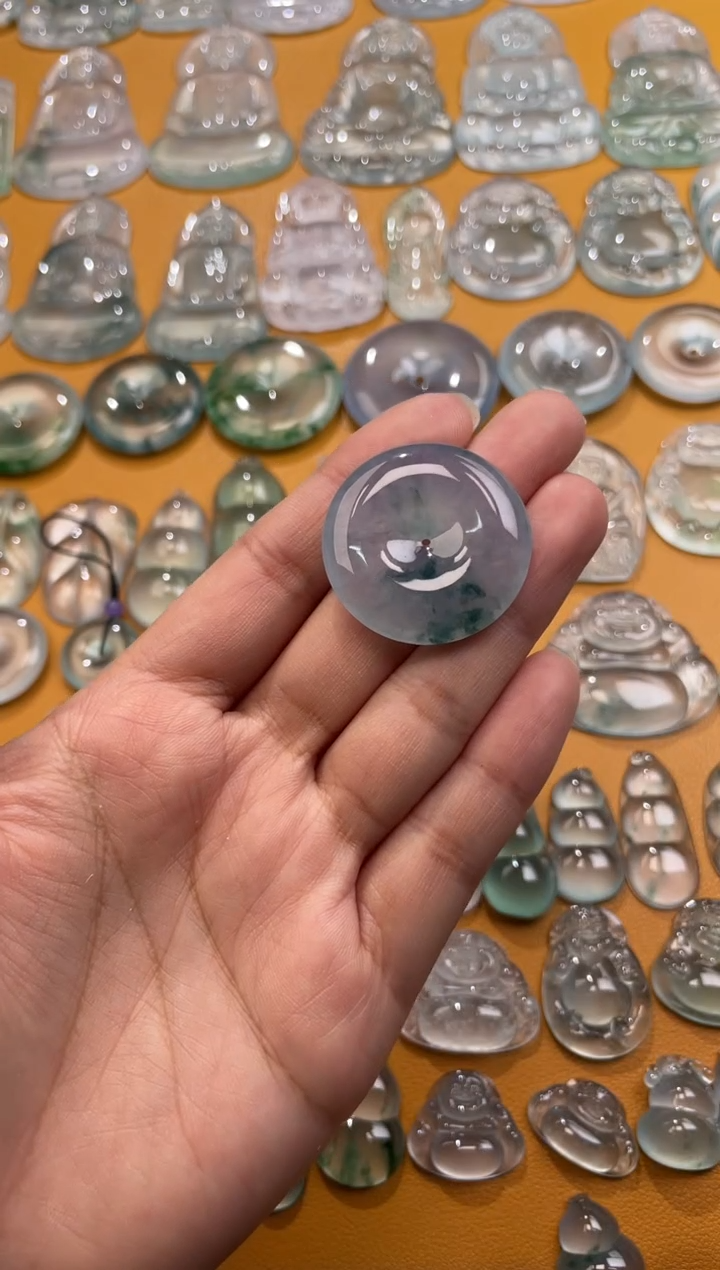 【闪购商品】翡翠吊坠(不含链)未镶嵌扣子30 6