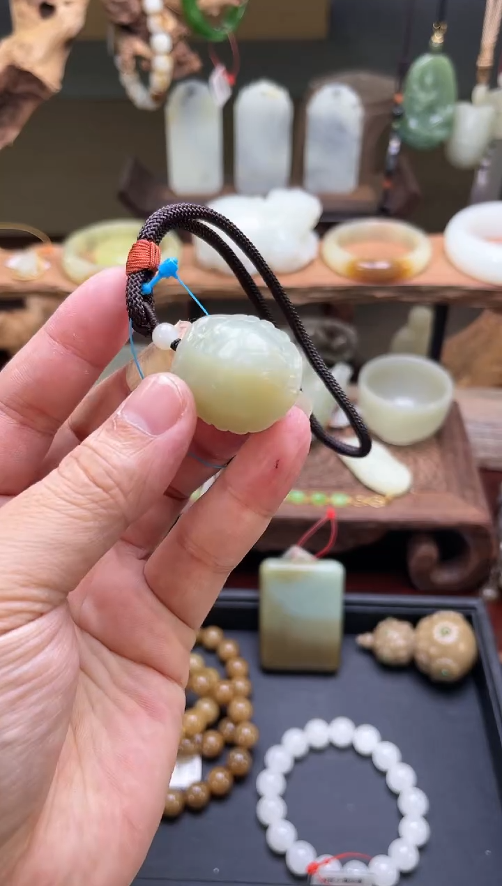 【闪购商品】和田玉手把未镶嵌D且末迪克兰富甲一方9006578