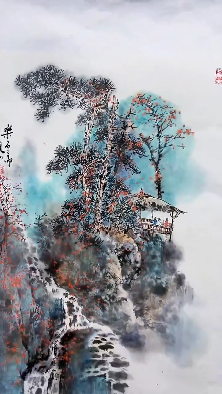 【闪购商品】绘画刘伟绘画2.7平尺山水