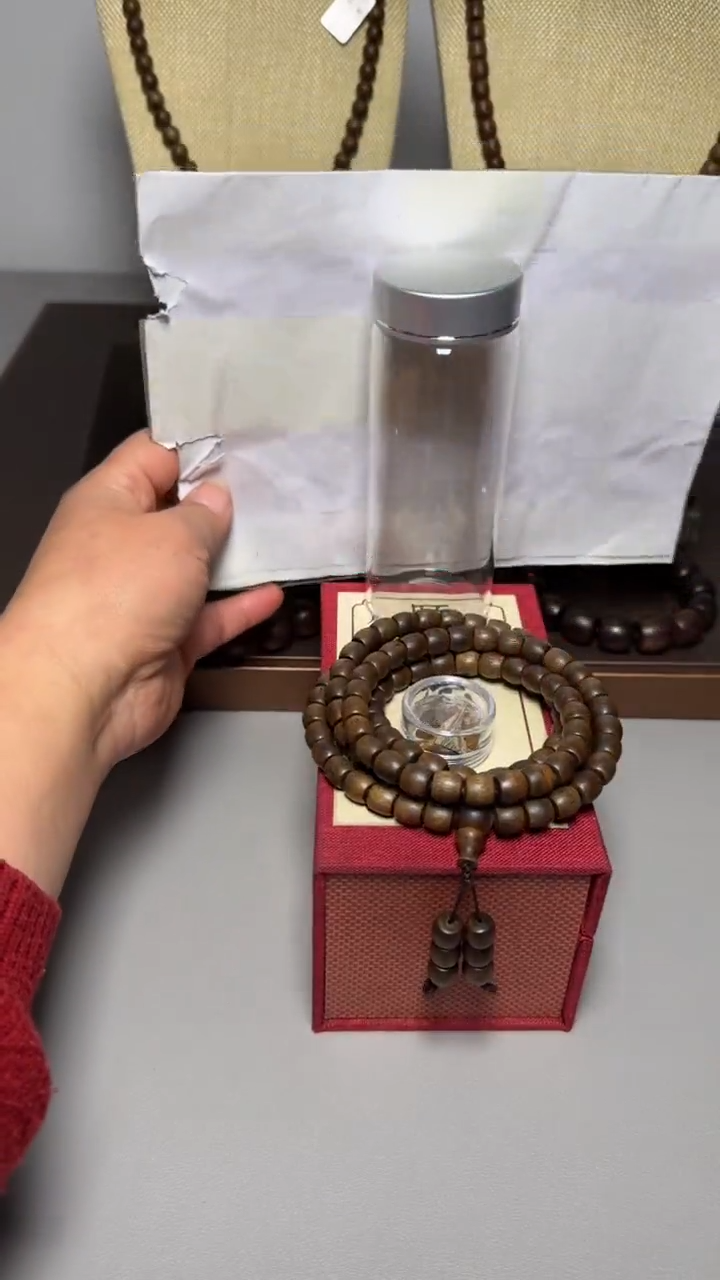 【闪购商品】沉香手串富森红土0.9多圈桶珠